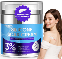 Reatoy silicone scar cream bottle for easy daily scar care and discreet use