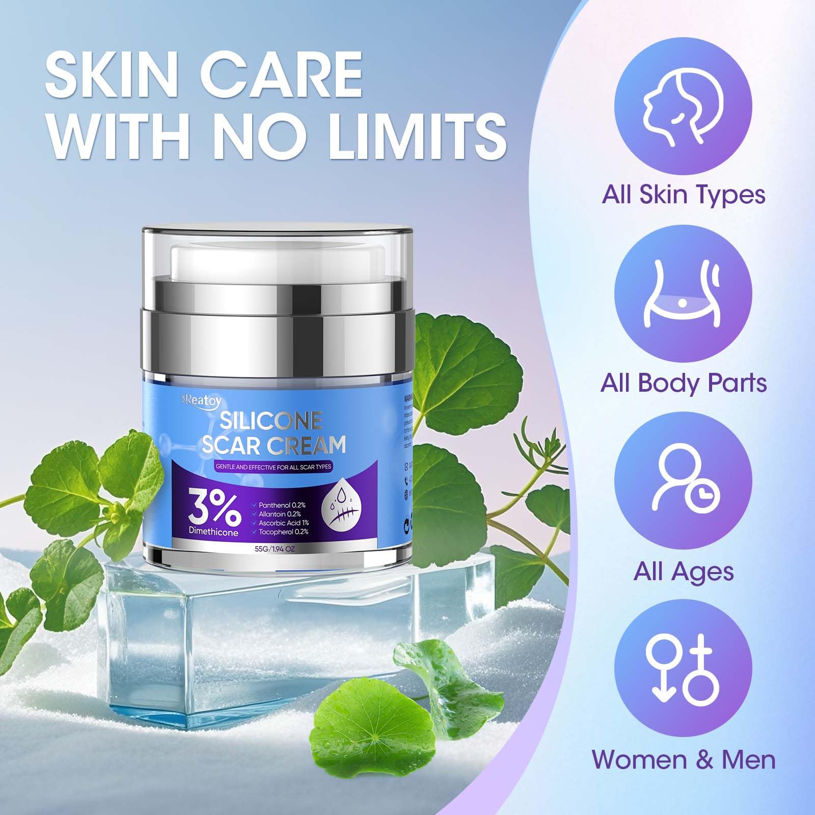 Reatoy travel pack for busy moms to carry scar care