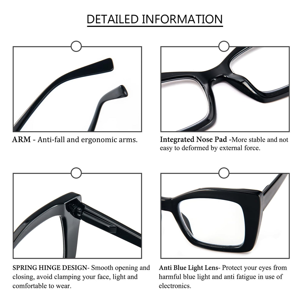 REAVEE blue light blocking lens close-up highlighting protective feature for screens.
