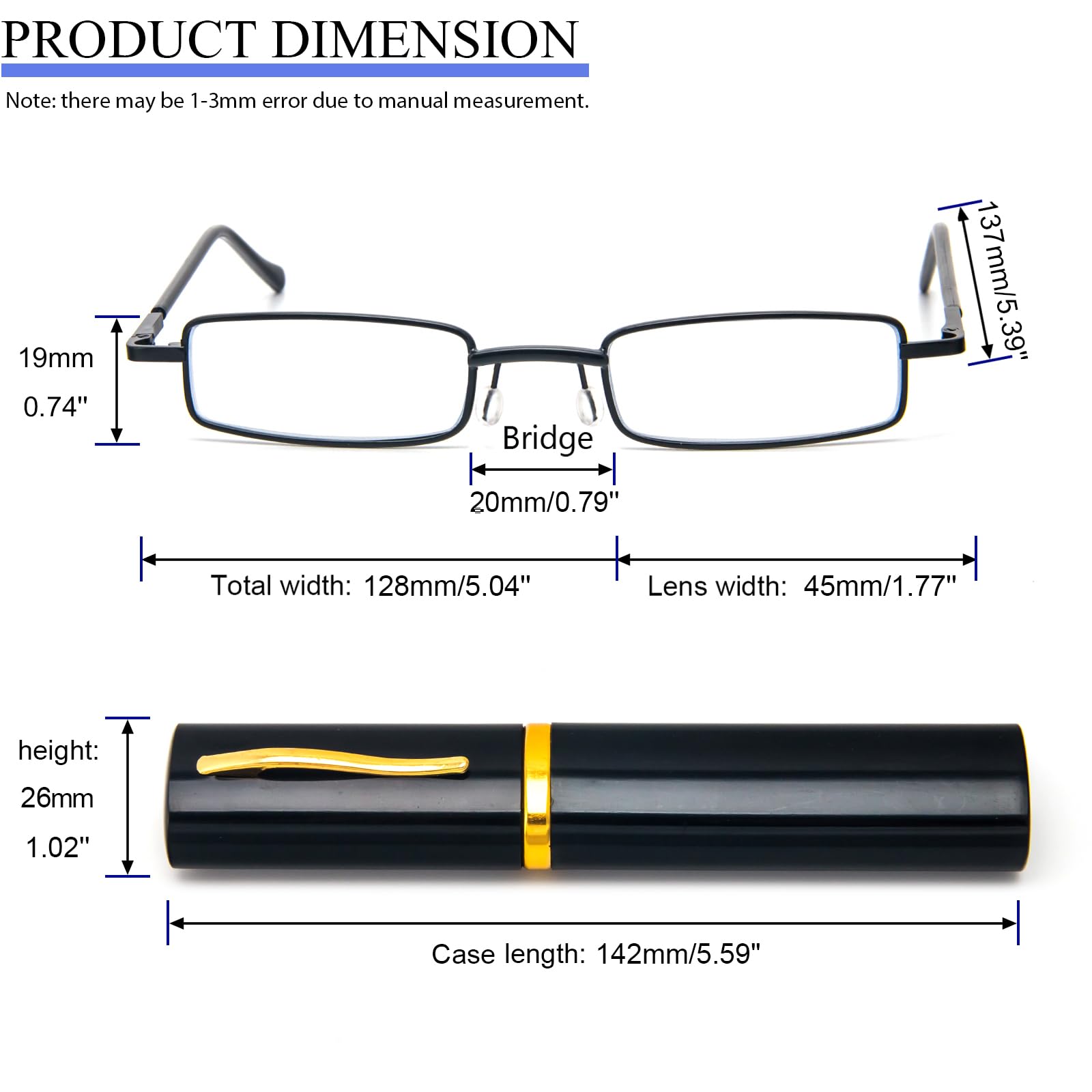 Conjunto de dos gafas y dos estuches REAVEE con gran valor.