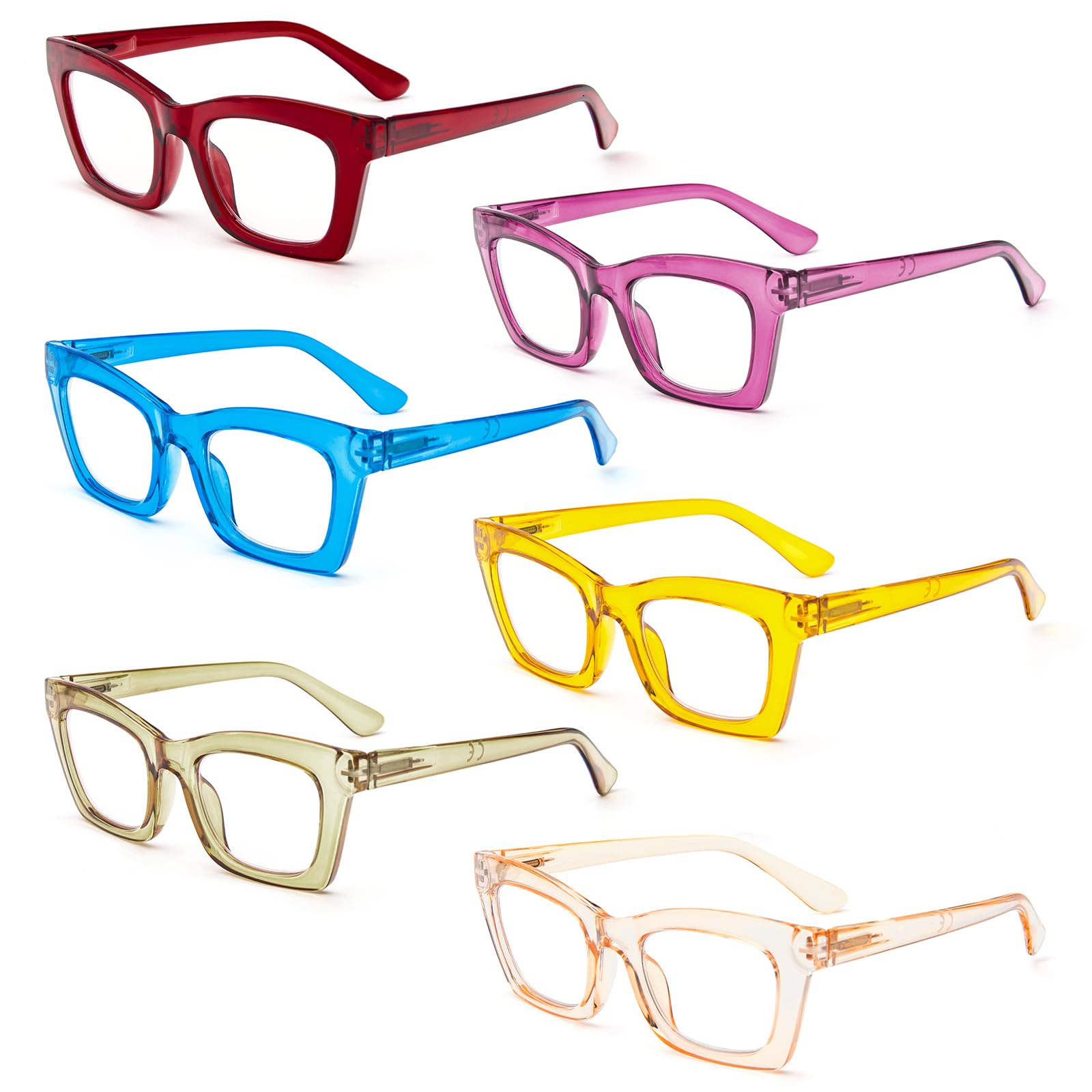 REAVEE blue light lenses close-up showing UV400 protection for digital reading