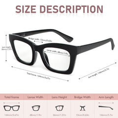 REAVEE Oprah-style reading glasses with pink frame and blue light blocking for screen use