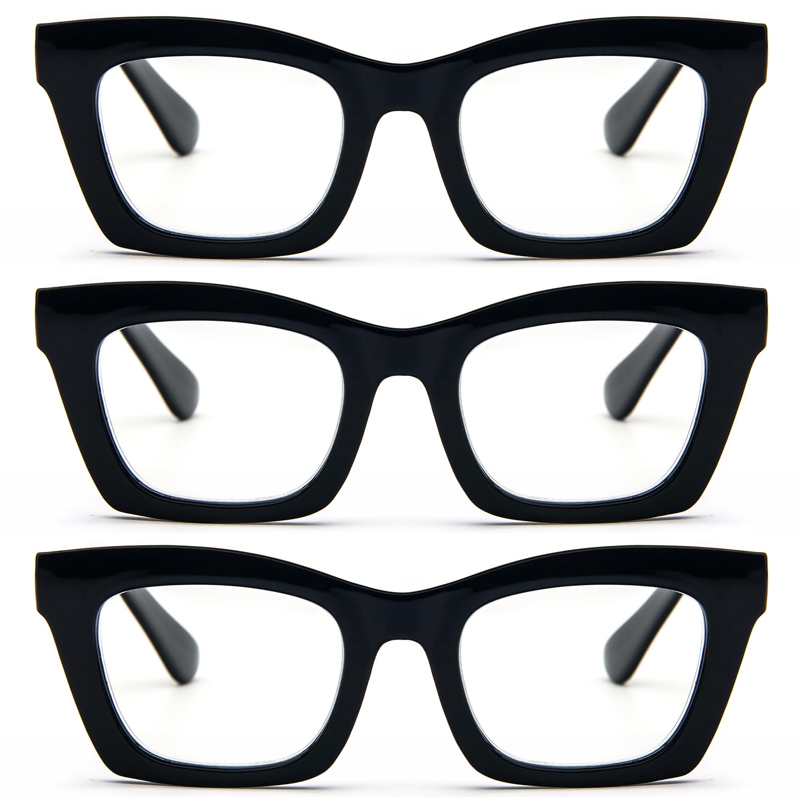 REAVEE Oprah-style blue light blocking glasses for women with oversized square frames reduce digital strain
