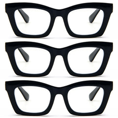 REAVEE Oprah-style blue light blocking glasses for women with oversized square frames reduce digital strain