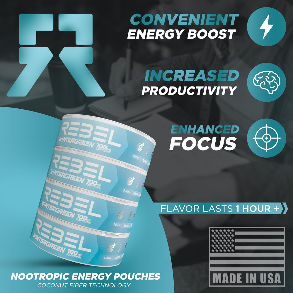Rebel Supplements mint aroma and long-lasting flavor during use.