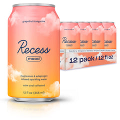 Recess Mood bottle with grapefruit-tangerine flavor for a calm moment.