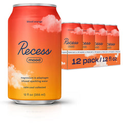 Recess Mood magnesium drink bottle front view for winding down after a long day