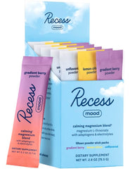 Recess Mood sampler box front view showing the 15 sticks for calm moments