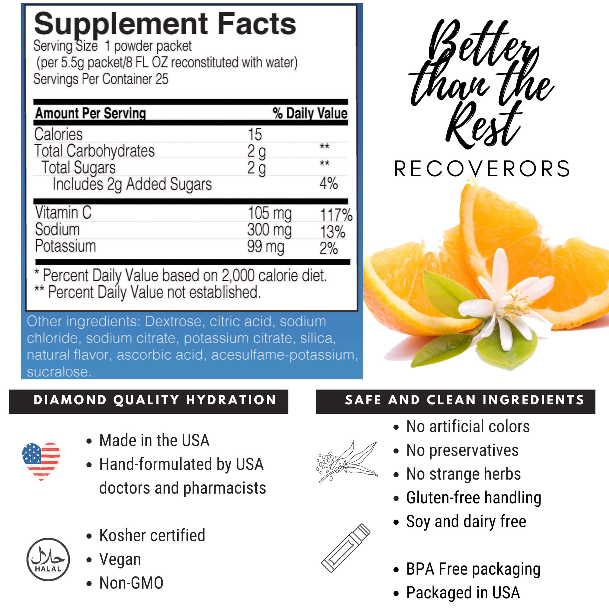 RecoverORS keto-friendly low-sugar hydration bottle ready for low-carb routines