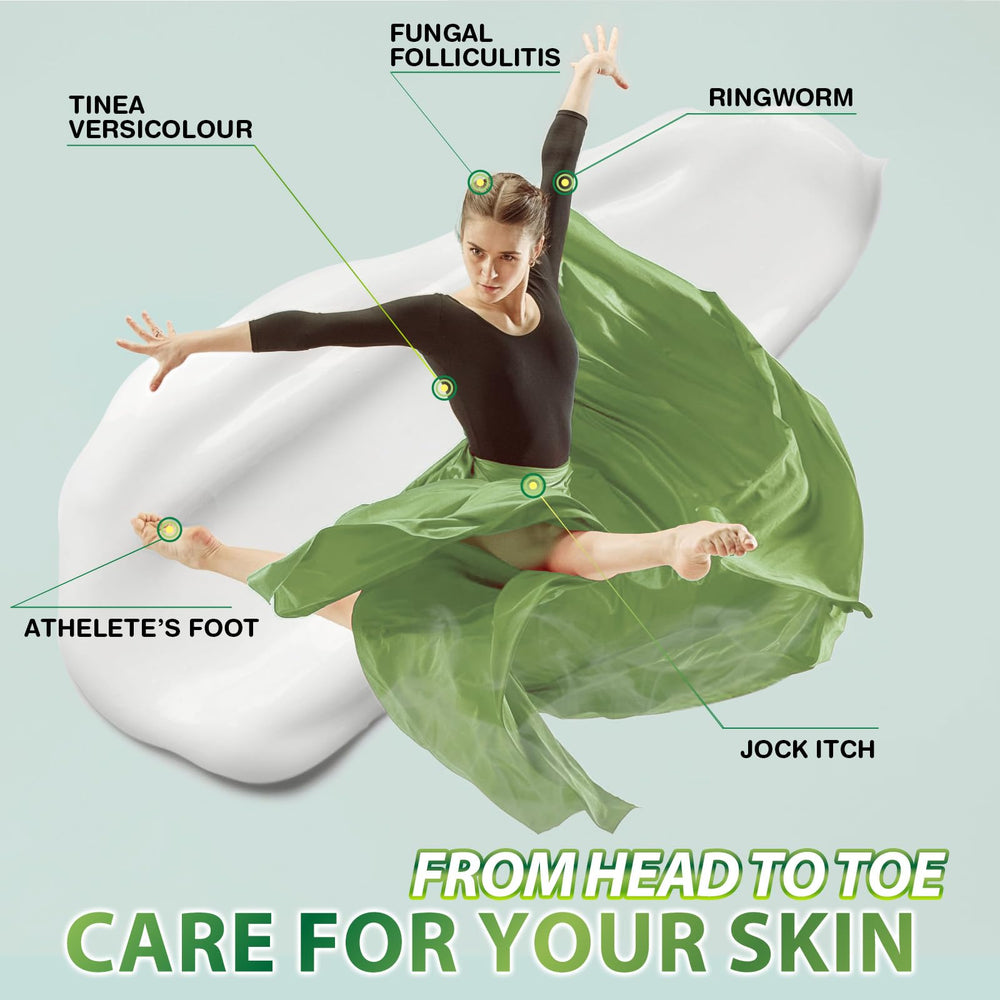 Recuren Plus cooling effect application demonstrates refreshing relief for itchy skin.