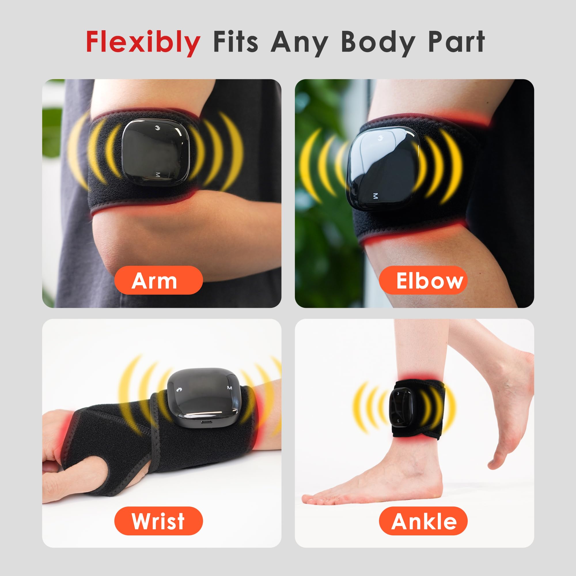 Ergonomic breathable sleeve fits a range of hand sizes