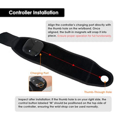Smart touchscreen control for easy light heat and vibration adjustments
