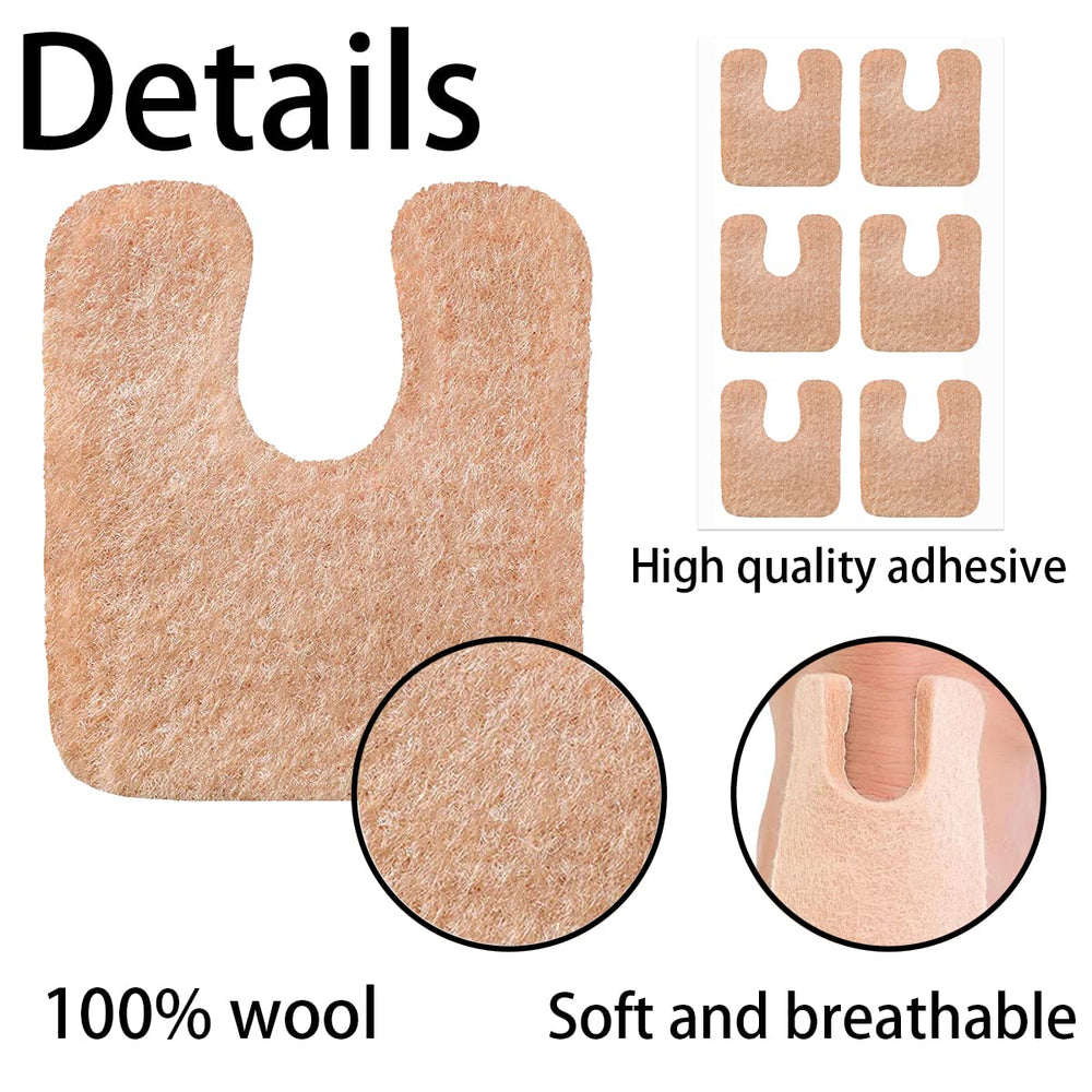 REDANHA self-adhesive cushions on the forefoot for pressure relief
