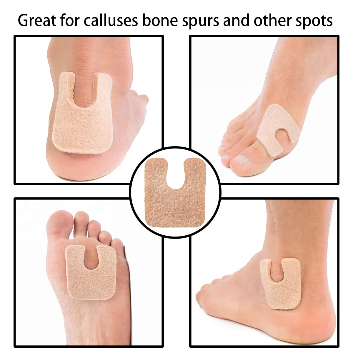 REDANHA beige forefoot pad is soft, lightweight, and comfortable