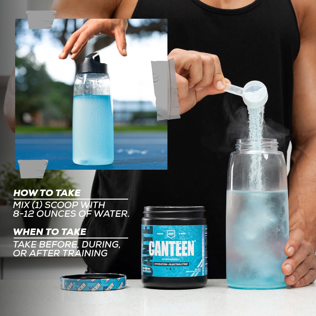 REDCON1 Canteen coconut water powder and hyaluronic acid for hydration