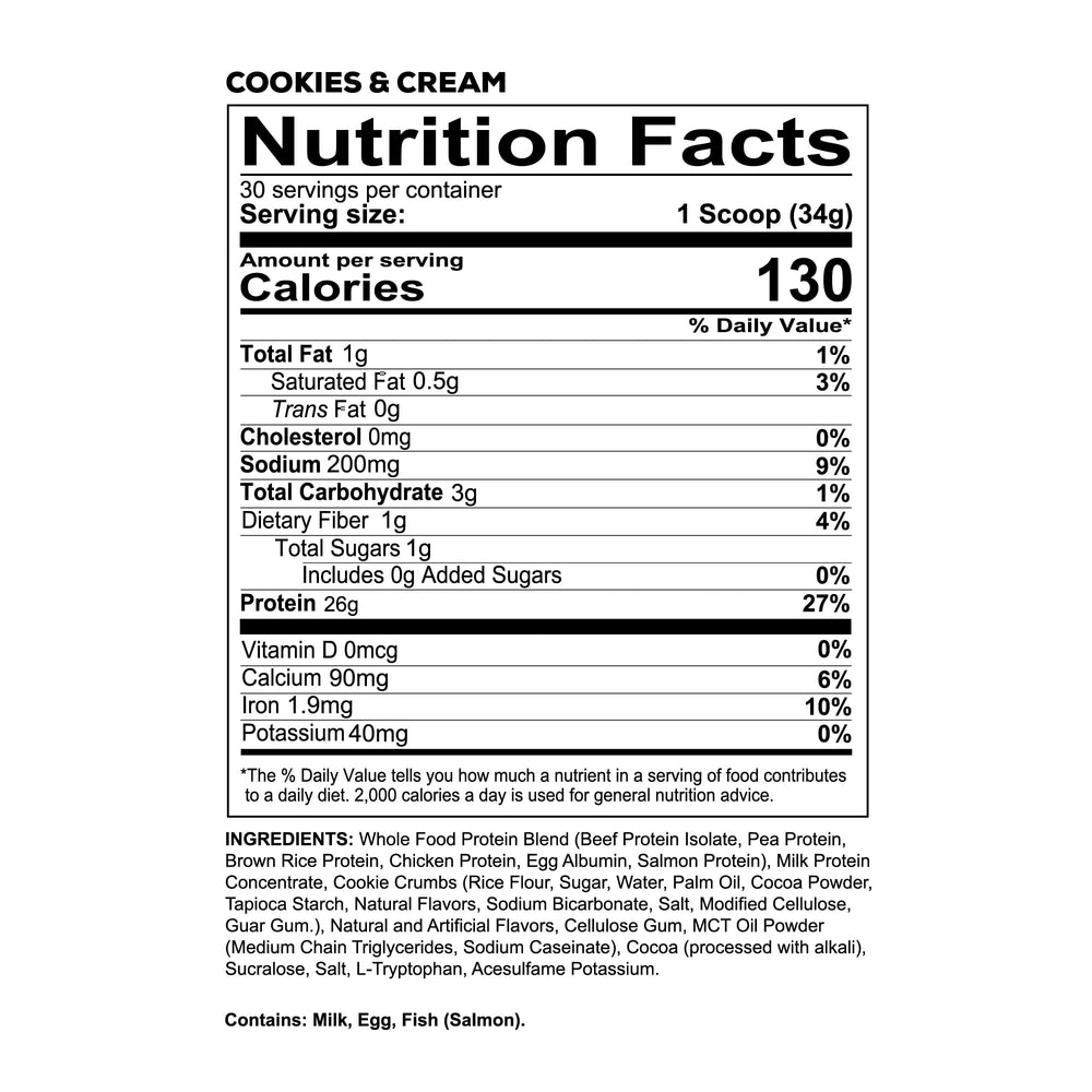 REDCON1 MRE Lite cookie-cream-shake invites a satisfying post-workout sip.