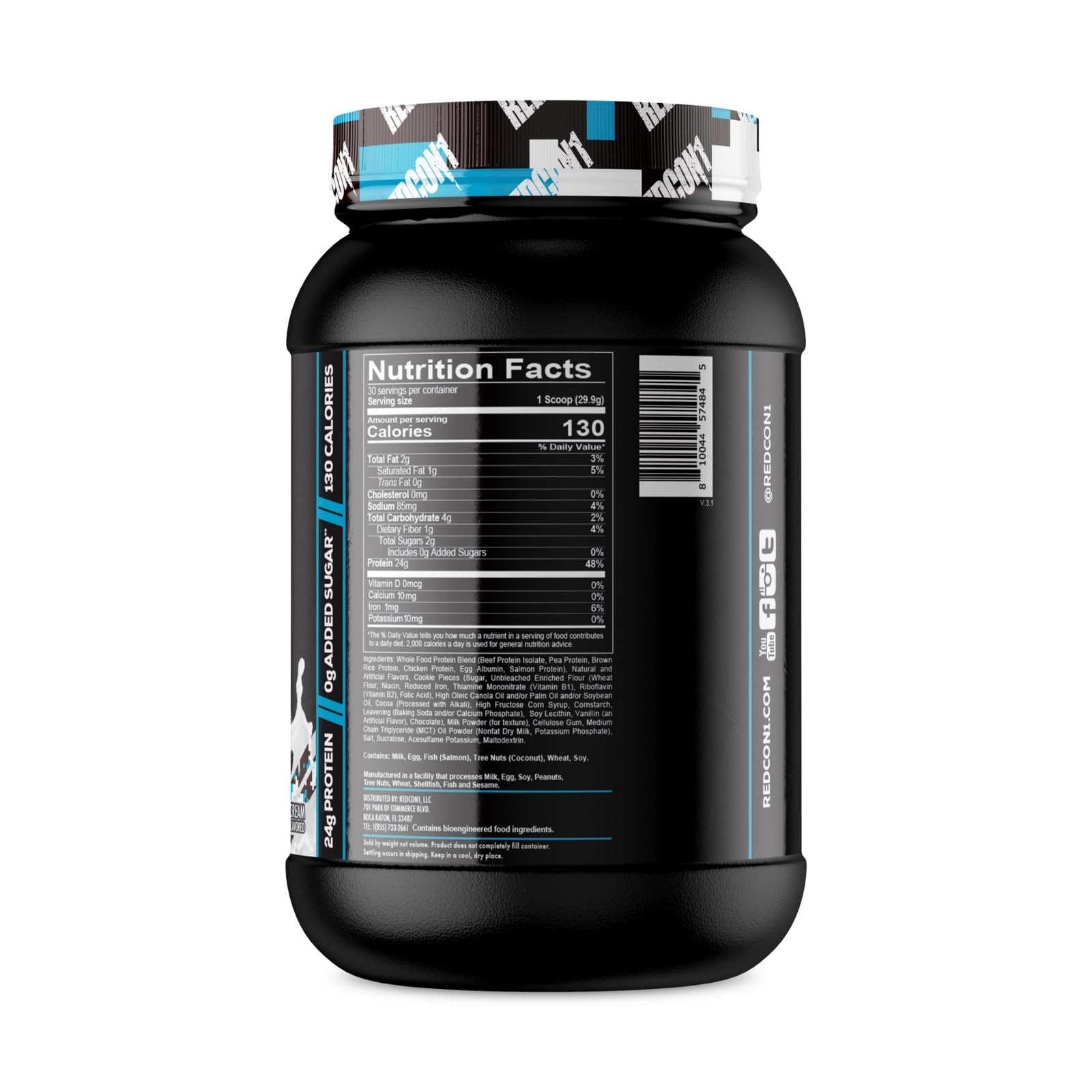REDCON1 MRE Lite protein-scoop for precise serving and easy mixing.
