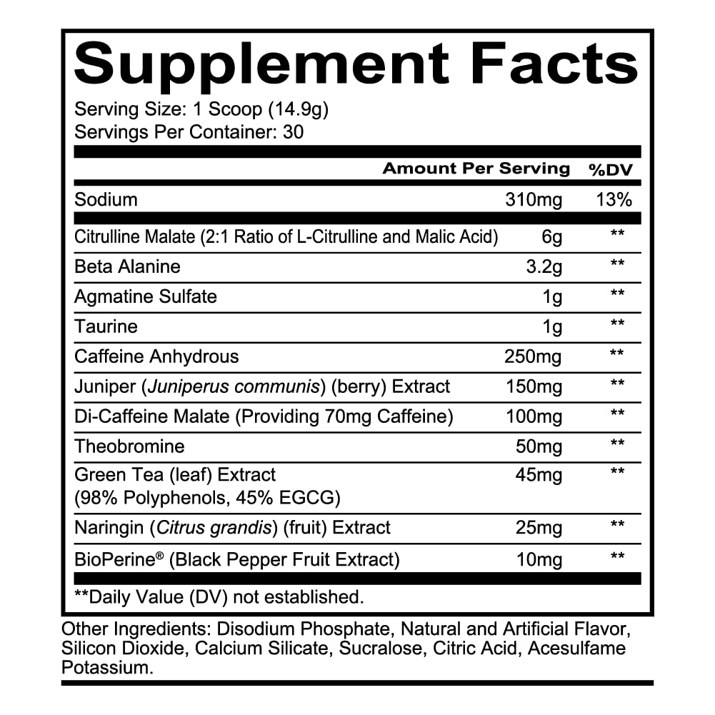 REDCON1 Total War Grape tub close-up showing citrulline malate and caffeine for endurance