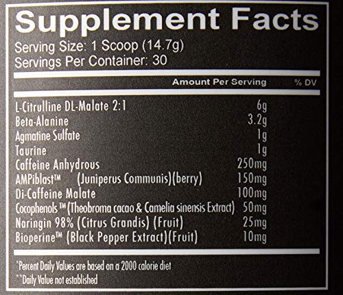 Graphic emphasizes green tea extract and energy potentiation in Total War