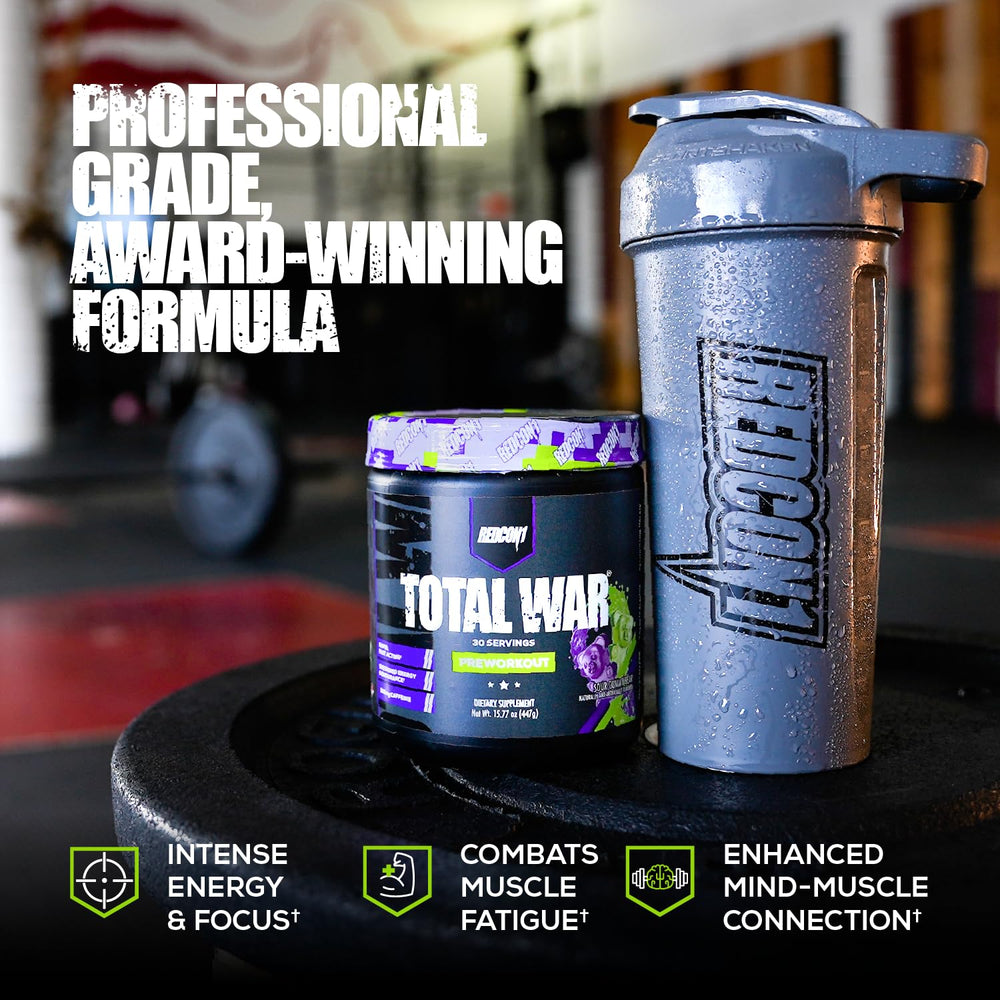 REDCON1 Total War green tea extract detail highlighting energy support