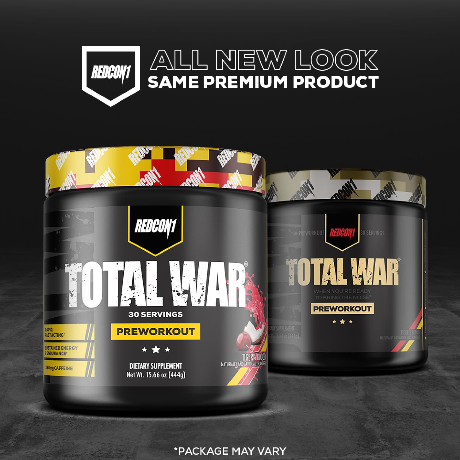 REDCON1 Total War ingredients overview featuring L citrulline malate for blood flow