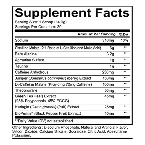 Redcon1 Total War Tiger's Blood scoop fuels focused training and sustained energy.