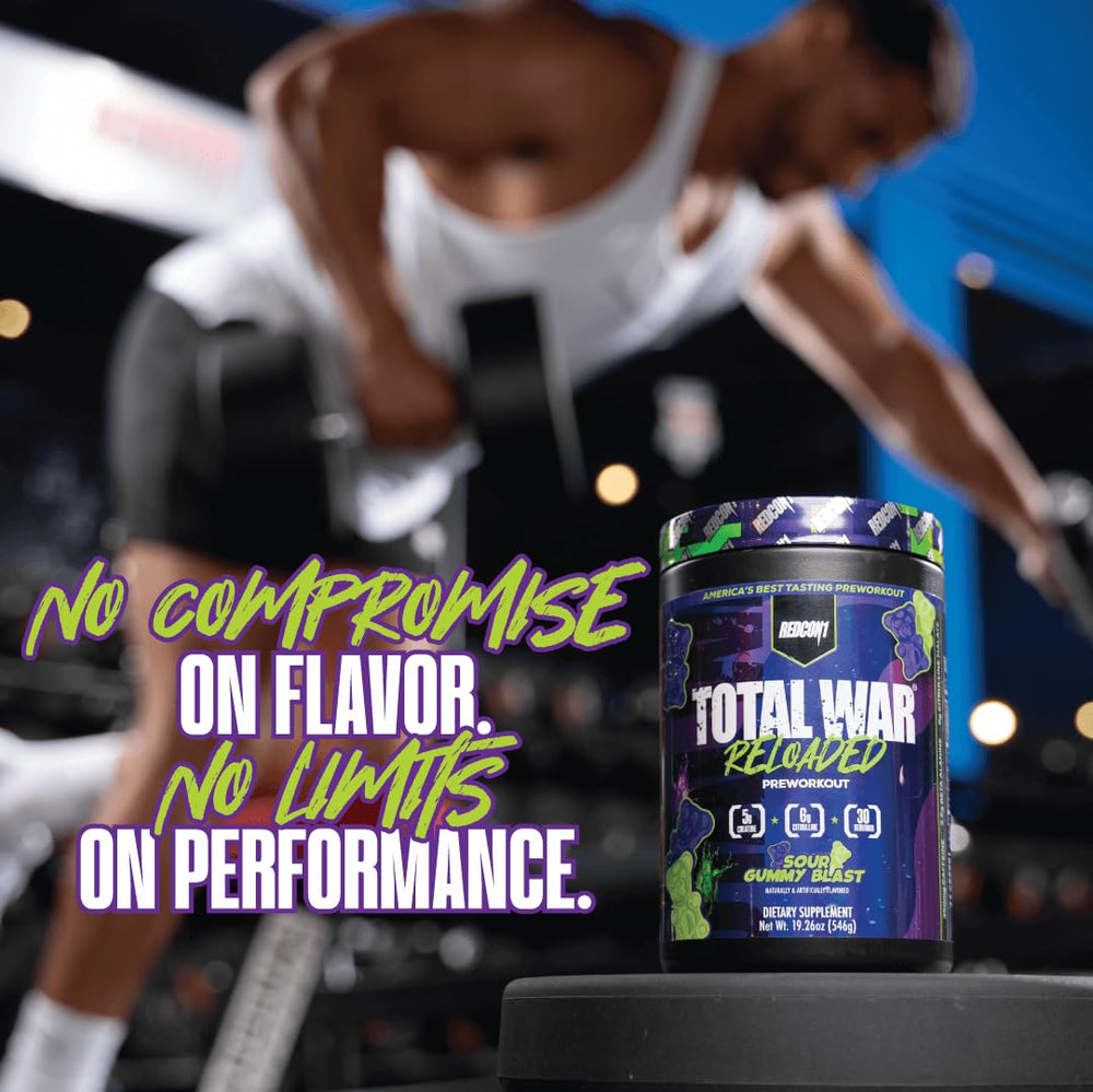 Ingredients chart emphasizing L-Citrulline Malate, beta-alanine and caffeine blend.