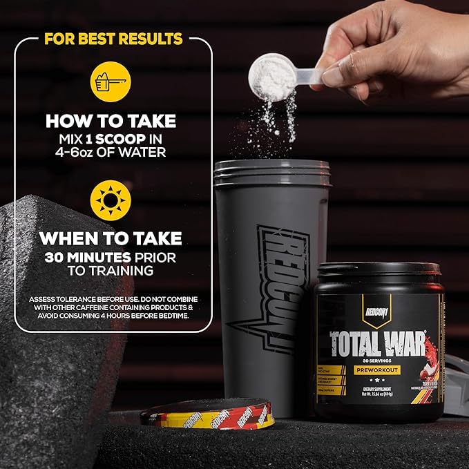 REDCON1 Total War side packaging emphasizes keto-friendly formulation details.