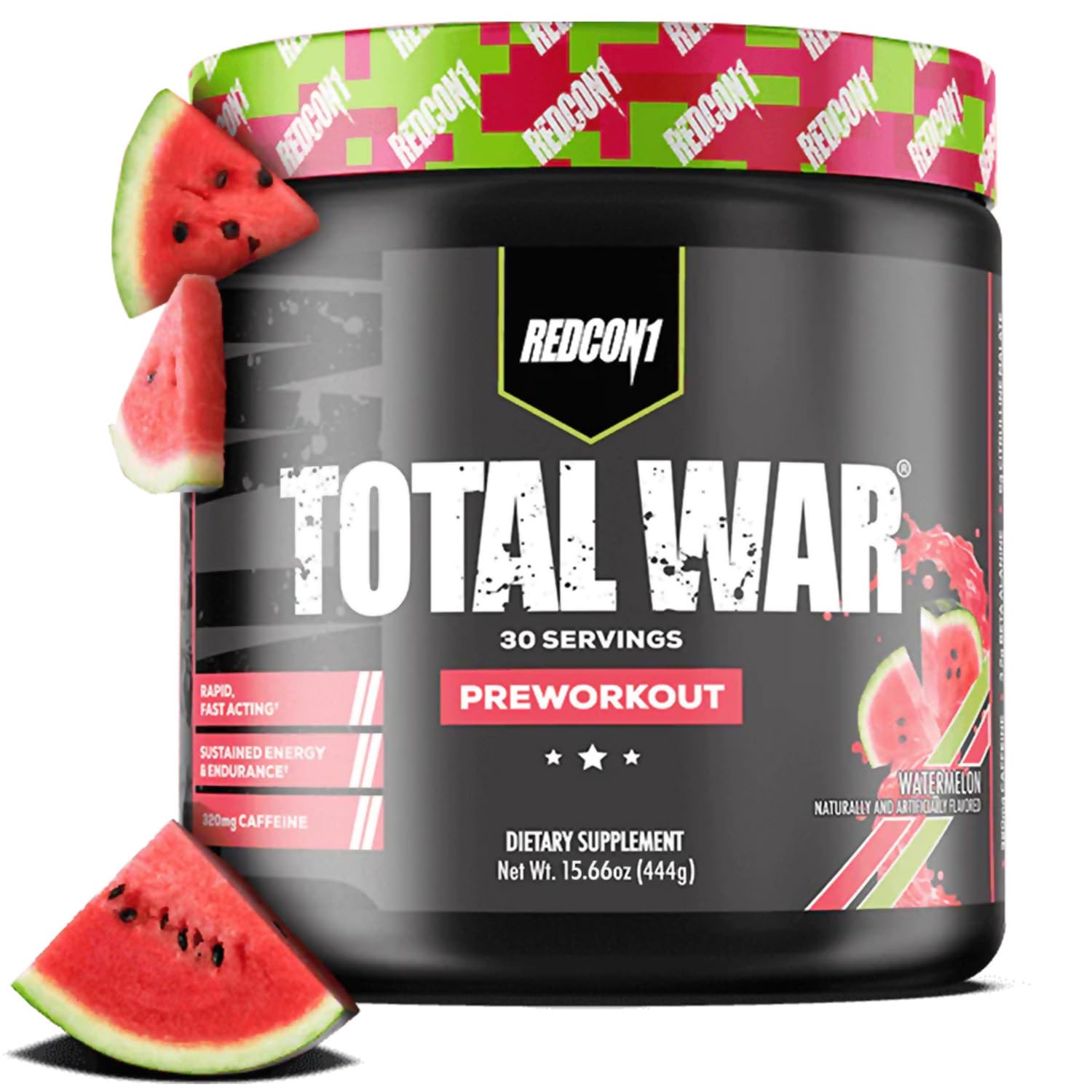 REDCON1 Total War Watermelon scoop for pre-workout boost