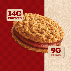 REDEFINE Oatmeal Protein Pie packaging-front emphasizes non-GMO formula and PB&J flavor