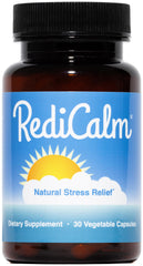 RediCalm bottle front view showing label and daily stress support.