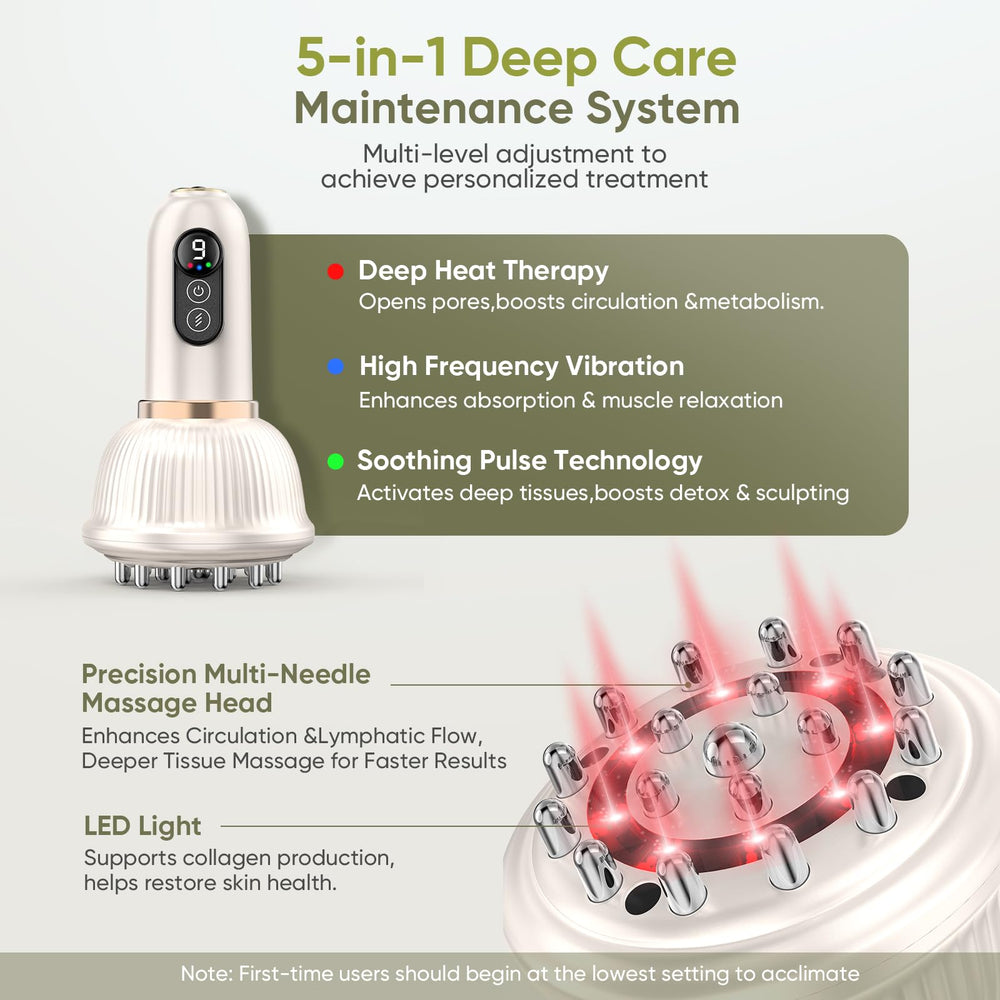 Redlook Anti cellulite massage tool used on leg for smoother skin and reduced swelling.