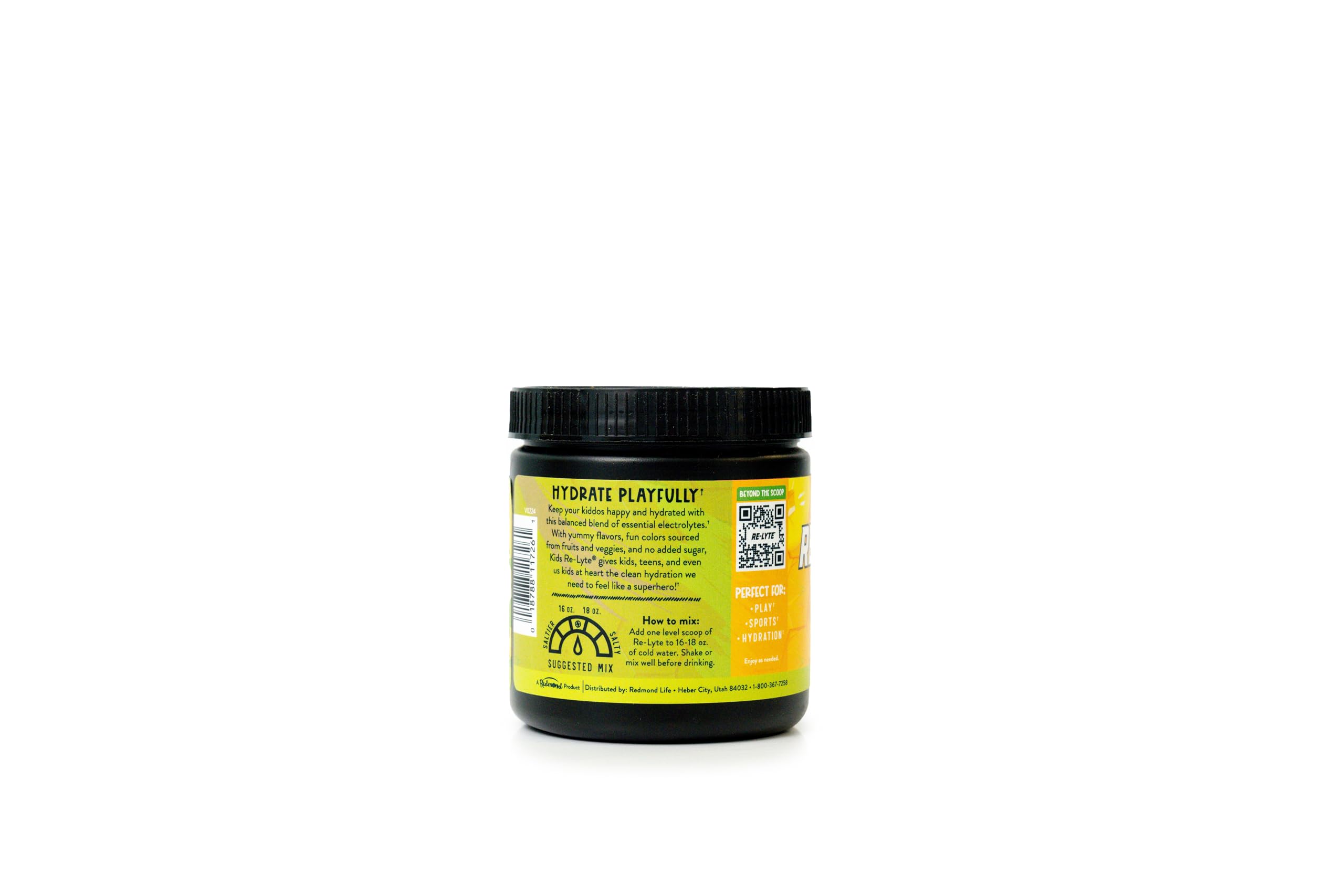 Redmond Re-Lyte Kids Pineapple scoop beside the tub for quick servings