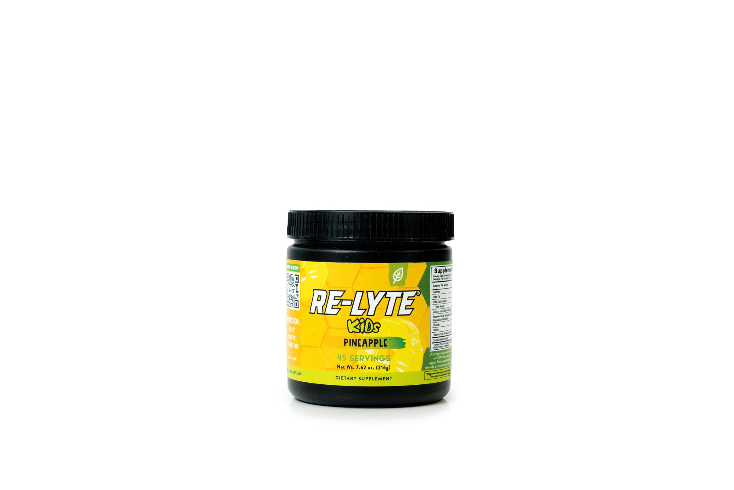 Redmond Re-Lyte Kids Pineapple tub showing the kid hydration option for active days