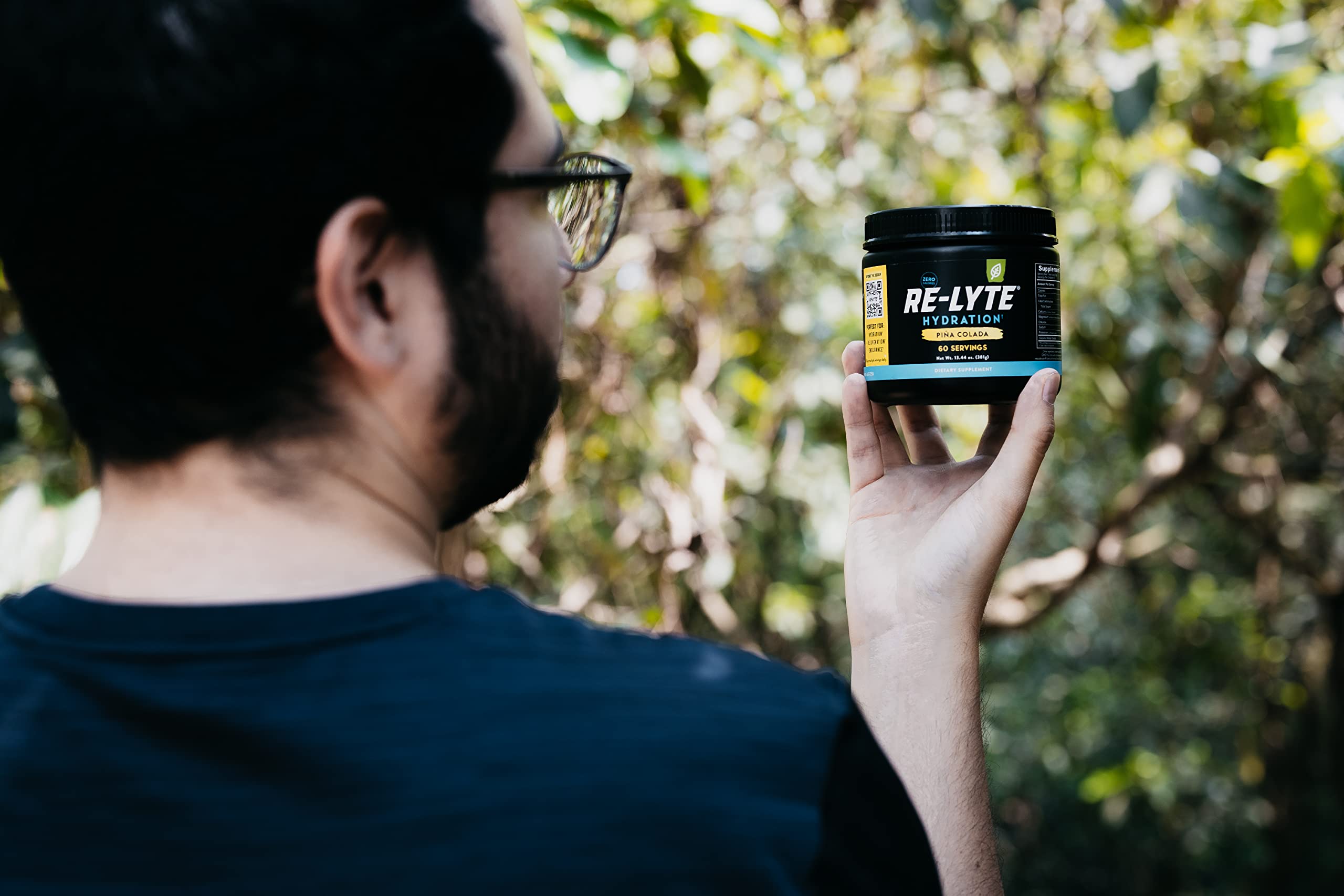 Redmond Re-Lyte Pina Colada in workout bottle supports quick hydration after training.