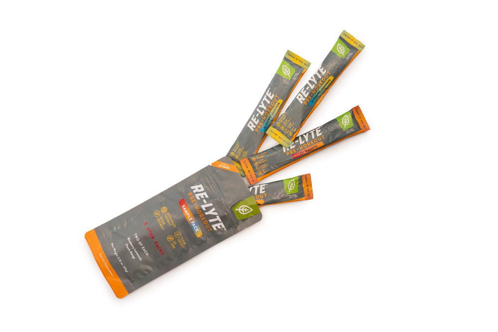 REDMOND Re-Lyte preparation in water cup for easy pre-workout mix