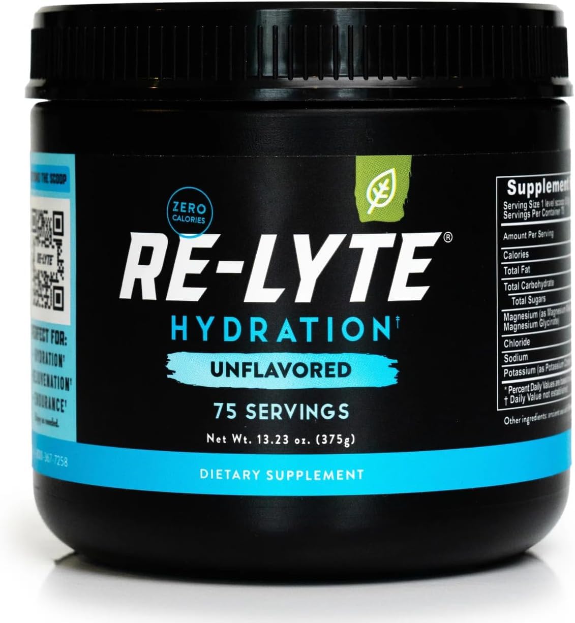 Redmond Re-Lyte unflavored powder tub for clean hydration