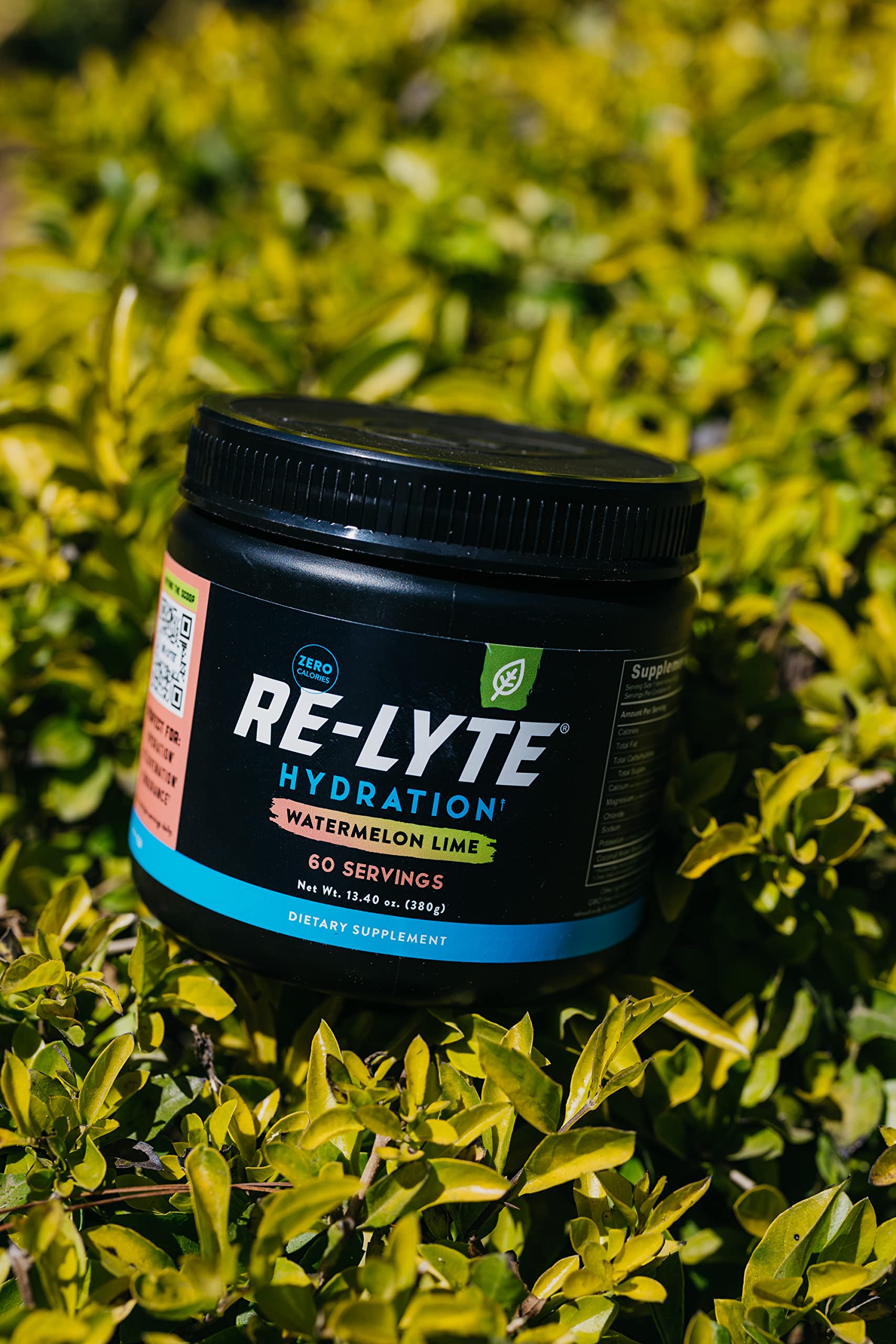 Redmond Re-Lyte Watermelon Lime ingredient label highlights minerals.