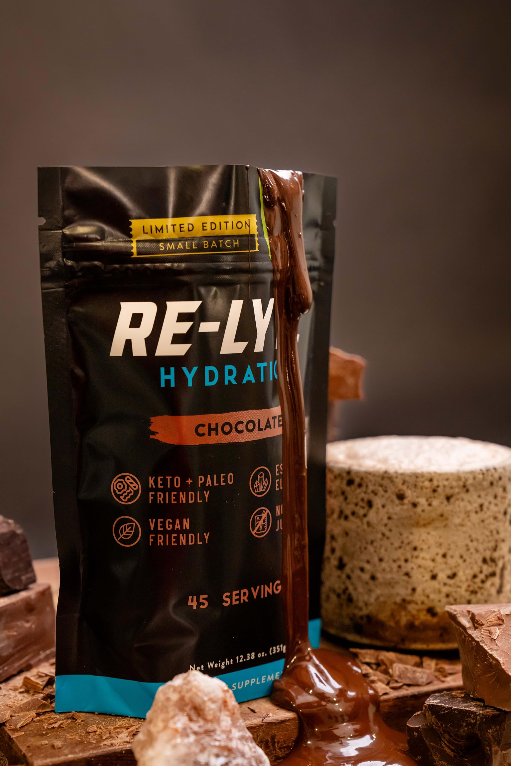 Redmond Re-Lyte chocolate coffee mix pairing with a morning beverage