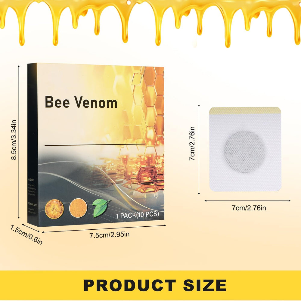 Rednow Bee Venom Patches in use with a 3–4 hour wear window