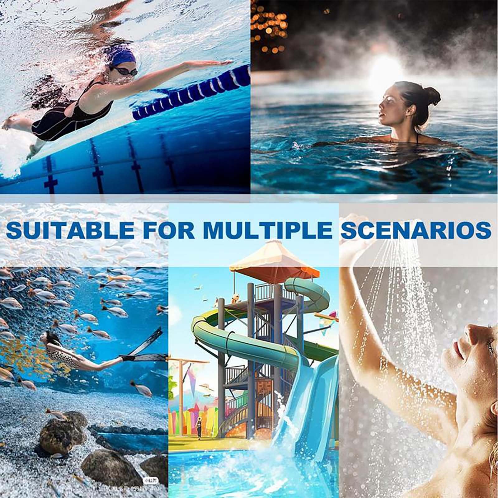 Reem Geafftar waterproof patches keep you prepared at pool, beach, or gym