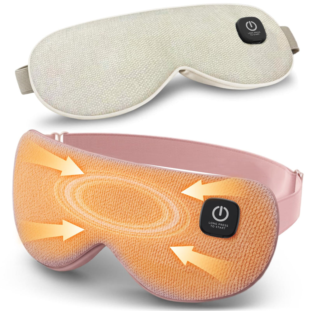 REFDAQ heated eye mask cordless design for flexible travel use