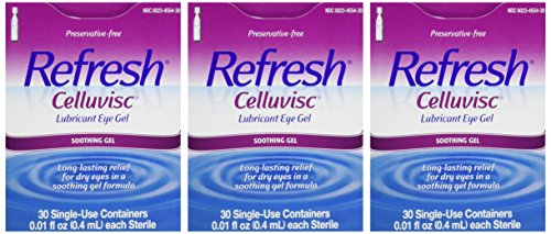 Refresh Celluvisc single-use container ideal for travel and hygiene.