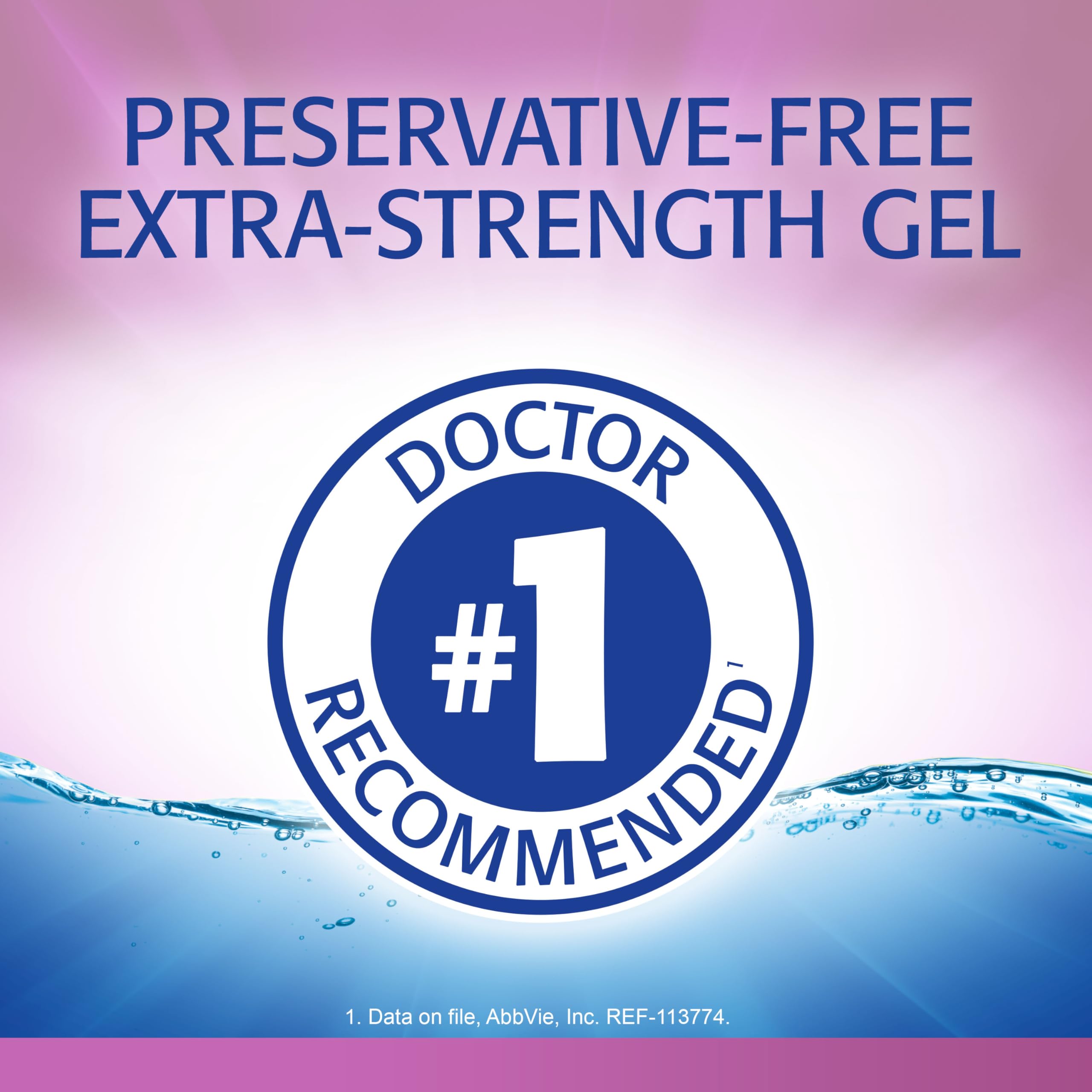 Refresh Celluvisc single-use vials pack highlighting preservative-free convenience