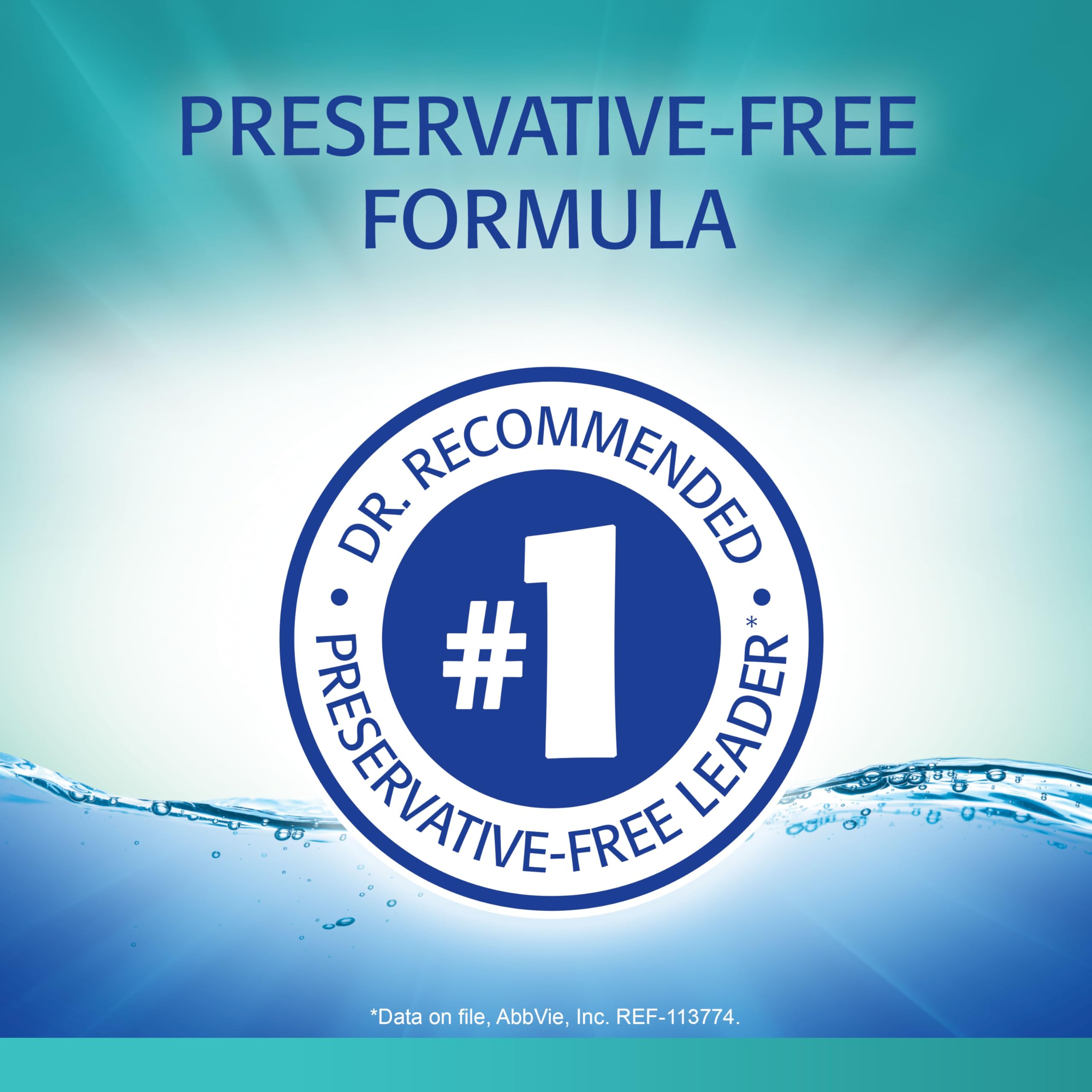 Refresh Digital PF single-use vials showing convenient on-the-go eye hydration.