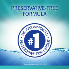 Refresh Digital PF single-use vials showing convenient on-the-go eye hydration.