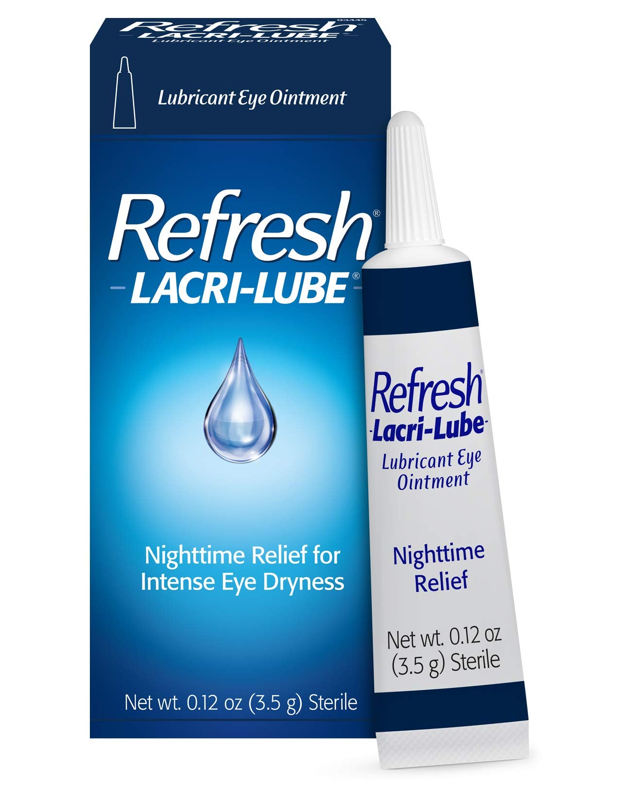 Close-up of the label shows dosage and simple nightly application guidance.
