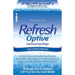 Refresh Optive bottle pour for fast moisture delivery to dry eyes