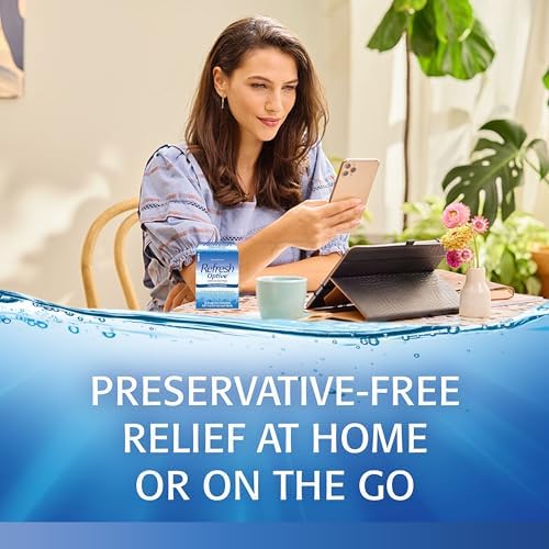 Refresh Optive easy application demonstrates portable, quick eye hydration