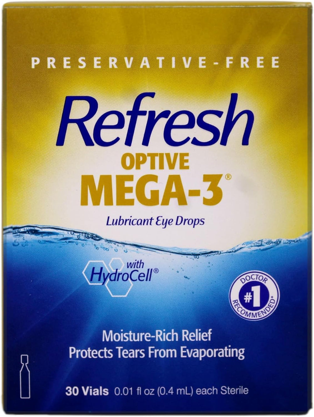 Refresh Optive Mega-3 lipid-layer support image for tear film comfort